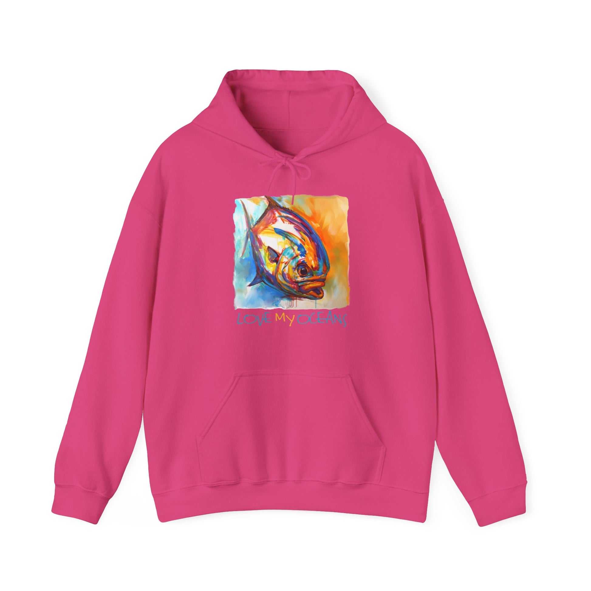 Fire Permit | Love My Oceans | Hooded Sweatshirt | Ocean Apparel | Hoodie - Love My Oceans Hoodie