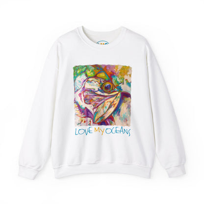 Abstract Tarpon - Flats Fishing Sweatshirt - Love My Oceans - Love My Oceans Sweatshirt