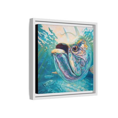 "Silver and Sun" Tarpon Art Print - Love My Oceans Canvas