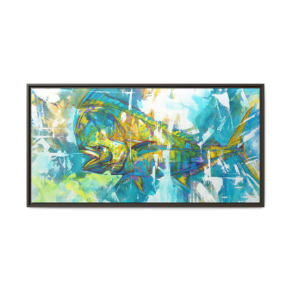Toro — Mahi-Mahi Expressionist Contemporary Framed Art Print by Mike Savlen