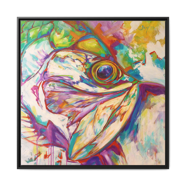 Tarpon Dreams — Tarpon Framed Canvas Print - Love My Oceans Canvas