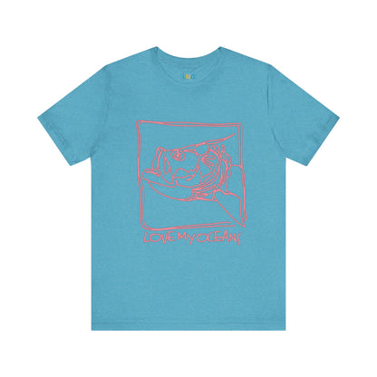Sketchy Tarpon - Crewneck Tee - Tarpon Angler Shirt