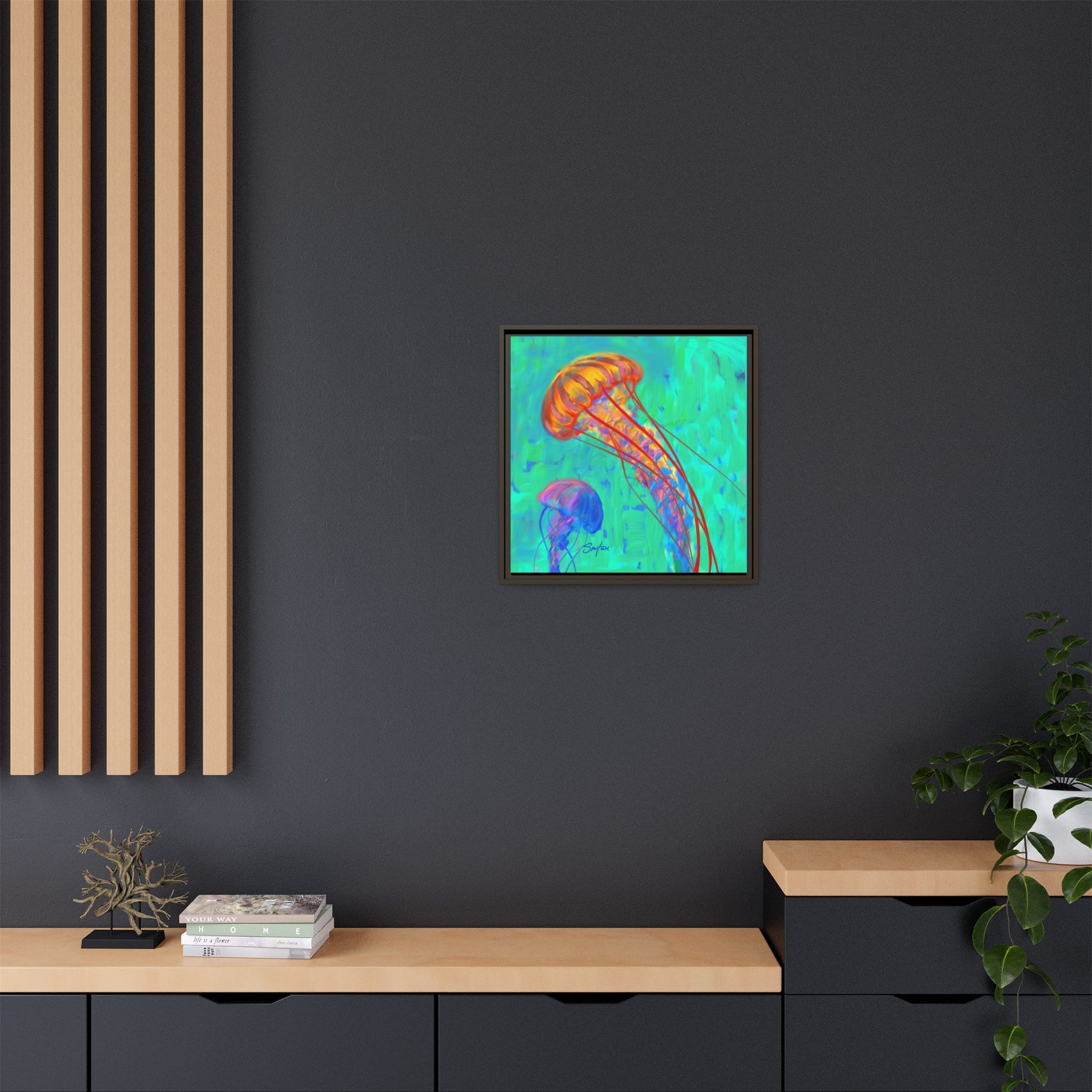 Canvas Print - Jellyfish by Mike Savlen - Love My Oceans Canvas