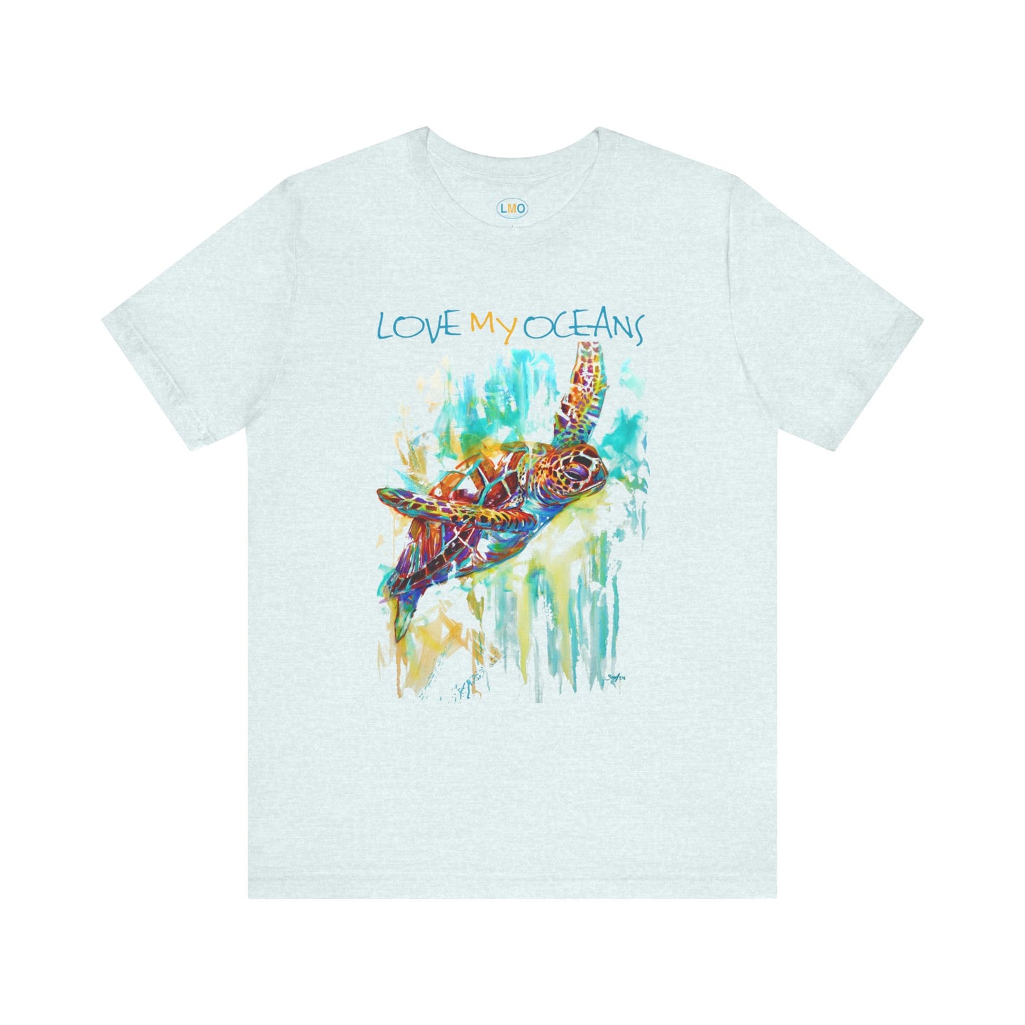 Colorful Sea Turtle - Coastal Wear - Love My Oceans T-Shirt