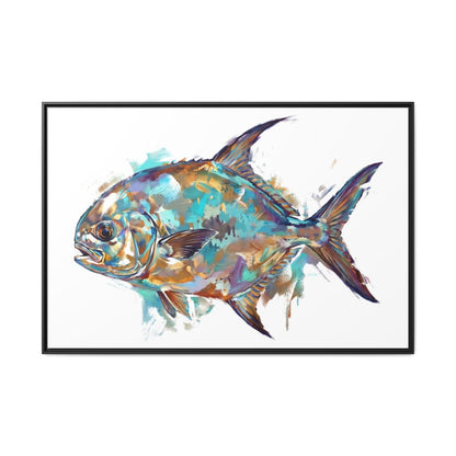 Lone Permit | Framed Canvas Art Print
