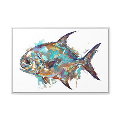 Lone Permit | Framed Canvas Art Print