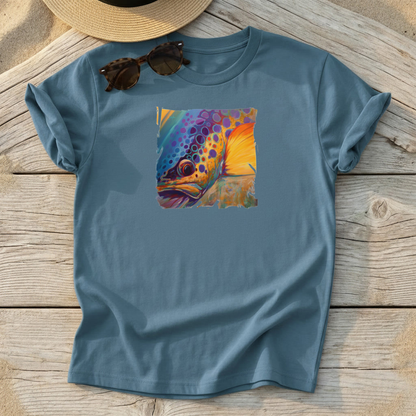 River Orchid - Brown Trout - Art Tee - Love My Oceans T-Shirt