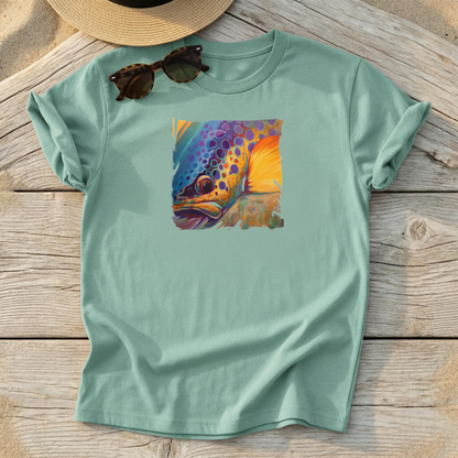 River Orchid - Brown Trout - Art Tee - Love My Oceans T-Shirt